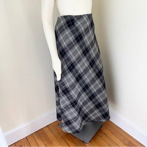 Chadwicks of Boston Wool Blend A-line Maxi skirt